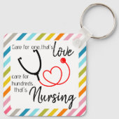 verpleger HCA-waardestijger Sleutelhanger (Achterkant)