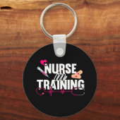 Verpleger in de opleiding verpleegkundige sleutelhanger (Voorkant)