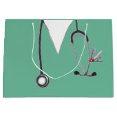 Verpleger of Doctor Gift Bag Groot Cadeauzakje (Voorkant)