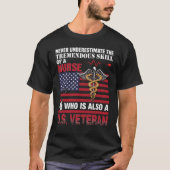 Verpleger U S Veteran T-shirt (Voorkant)