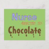 Verpleger van chocolade briefkaart (Voorkant)