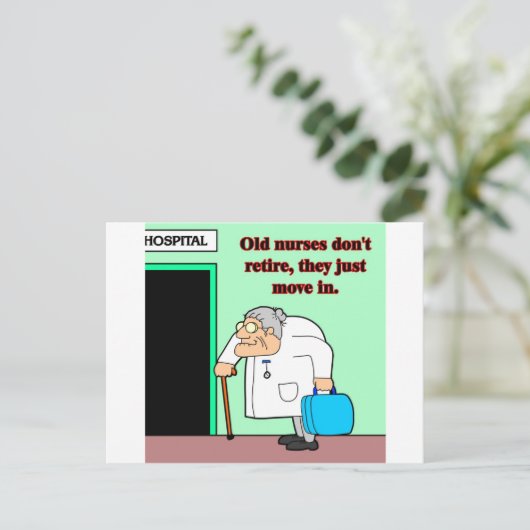 verplegers briefkaart (Staand voorkant)