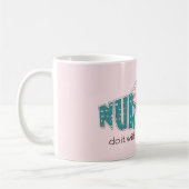 Verplegers doen het met Heart. Nurse waardetoevoeg Koffiemok (Links)