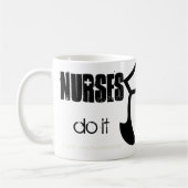 Verplegers doen het met intensieve zorg koffiemok (Links)