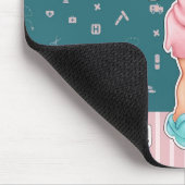 Verplegers doen het met Love. Cute Brunette Nurse Muismat (Hoek)