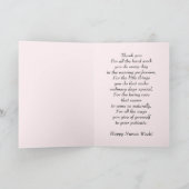 Verplegers doen het met Love. Cute Nurse Bedankkaart (Binnen)