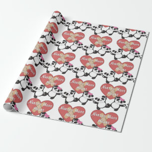 Verplegers hebben hart cadeaupapier