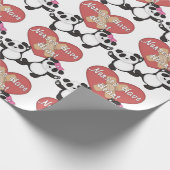 Verplegers hebben hart cadeaupapier (Hoek)