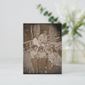 Verplegers in de Stille Oceaan die Post krijgen Briefkaart (Staand voorkant)