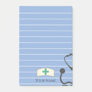 Verplegers Medische Gezondheidszorg Stethoscoop Bl Post-it® Notes