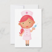 Verplegers met een naaldinjectie kaart (Voorkant)