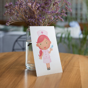 Verplegers met een naaldinjectie kaart