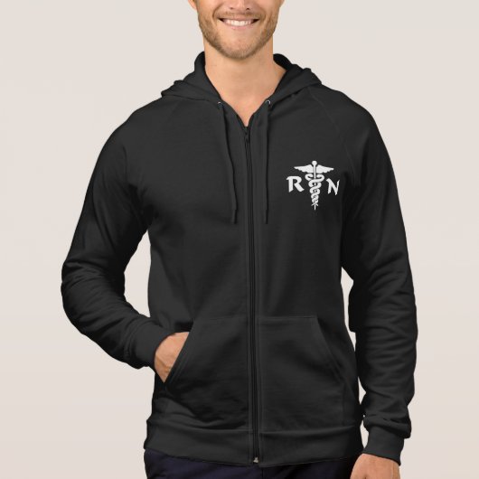 Verplegers RN Medisch symbool Hoodie (Voorkant)