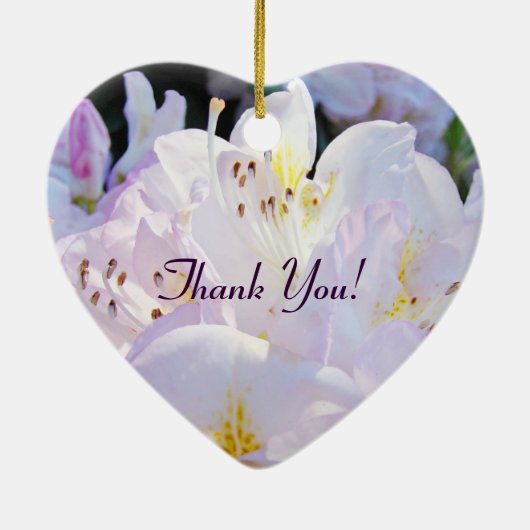 Verplegers zijn Angels! cadeaus hangend Heart Orna Keramisch Ornament (Achterkant)