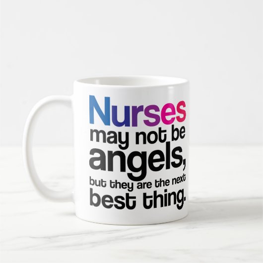 Verplegers zijn mogelijk geen Angels Coffee Mok (Links)