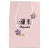 Verplegers zijn Real Angels Cute Teddy Bear Custom Medium Cadeauzakje (Achterkant)