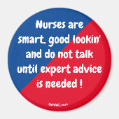 Verplegers zijn slim ... Fun Magnet (Voorkant)