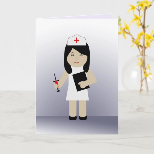 Verpleging 2 Wenskaart Kaart (Gele Bloem)