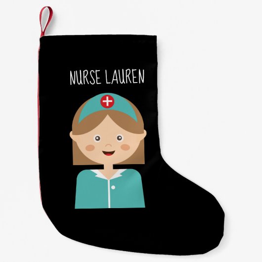 Verpleging - Cartoon Kleine Kerstsok (Voorkant)