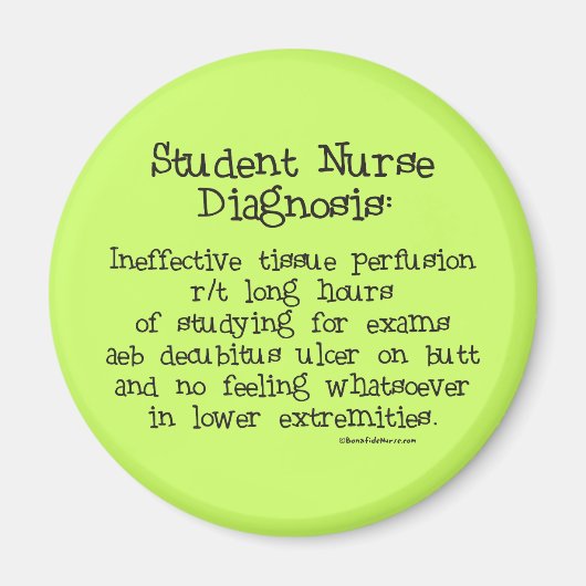 Verpleging Diagnosis: Ondoeltreffende weefselperfu Magneet (Voorkant)