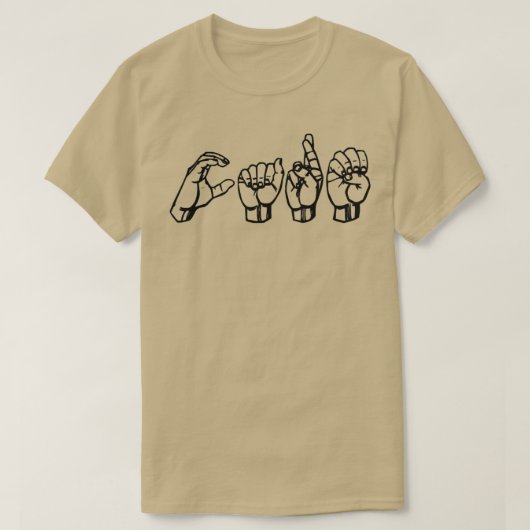 Verpleging in ASL T-shirt (Design voorkant)