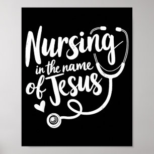 Verpleging in de naam van Jezus christelijke verpl Poster