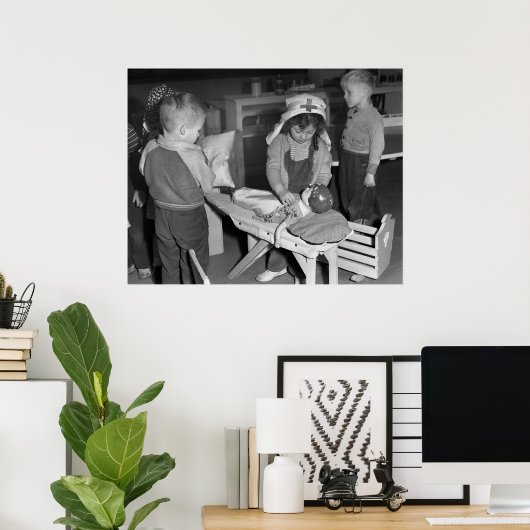 Verpleging in opleiding, 1943 poster (Thuiskantoor)