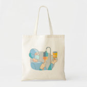 Verpleging in struikgewas Canvas tas (Voorkant)