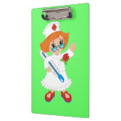 Verpleging in uniform klembord (Links)