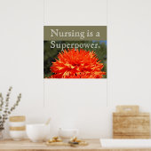 Verpleging is een Superpower kunstprintposters Ver Poster (Keuken)