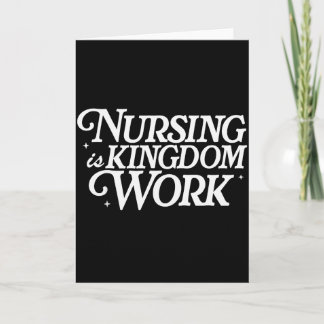 Verpleging Is Koninkrijks Werk Christelijk Geloof Kaart