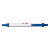 Verpleging is veel hartwerk blauwe inkt pen (Achterkant)