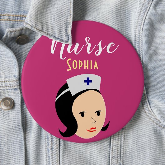 Verpleging kolossaal, 6-inch ronde Button (In situ)