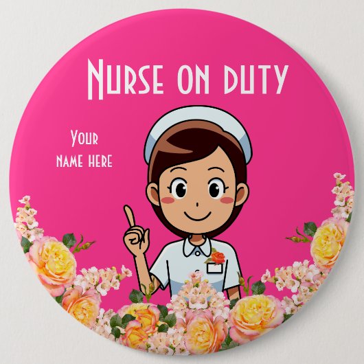 Verpleging op dienst 3B-Button Ronde Button 6,0 Cm (Voorkant)