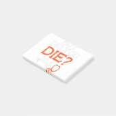 Verpleging per dag heks bij nacht Funny Halloween  Post-it® Notes (Schuin)