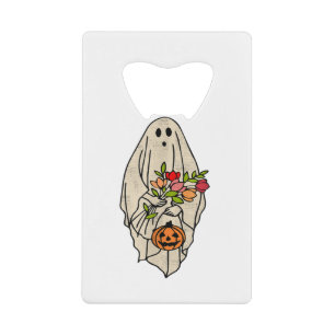 Verpleging per dag heks bij nacht Halloween Creditkaart Flessenopener