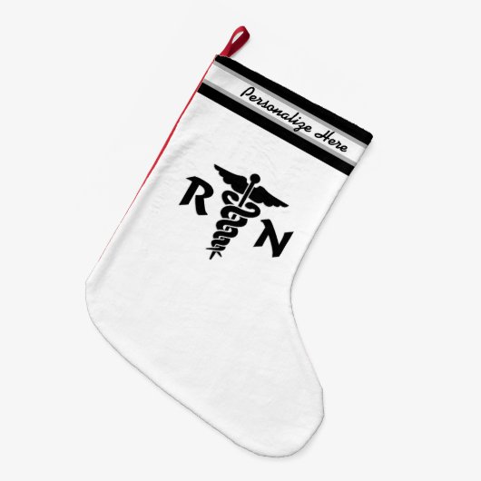 Verpleging RN Verzadiging Grote Kerstsok (Voorkant (Hangend))