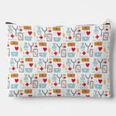 Verpleging student arts medische iconen naald pill etui (Achterkant)