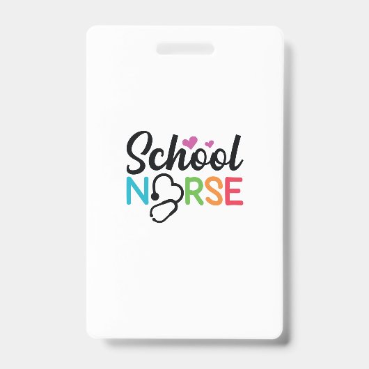 Verpleging van zustschool badge (Voorzijde)
