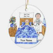 Verpleging - Vrouw Keramisch Ornament (Links)