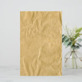 Verplette kartonnen textuur briefpapier (Staand voorkant)