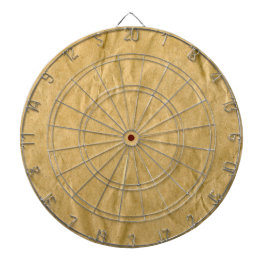 Verplette kartonnen textuur dartbord