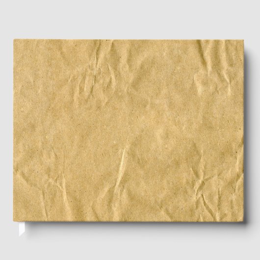 Verplette kartonnen textuur gastenboek (Voorkant)