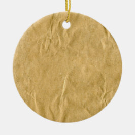 Verplette kartonnen textuur keramisch ornament