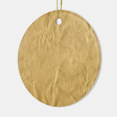 Verplette kartonnen textuur keramisch ornament (Links)