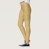 Verplette kartonnen textuur leggings (Links)