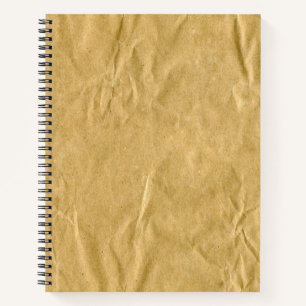 Verplette kartonnen textuur notitieboek