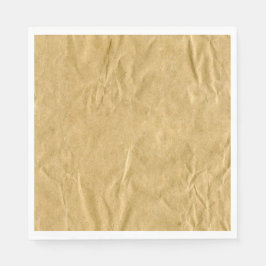 Verplette kartonnen textuur servet