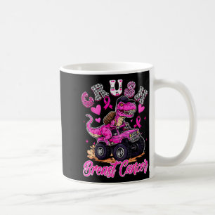 Verpletter Borstkanker Dinosaur T Rex Monstertruck Koffiemok