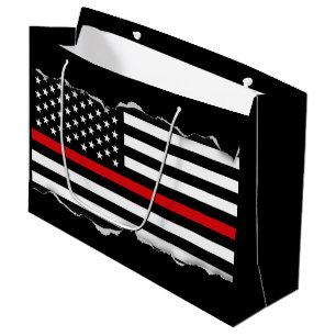 Verpletter de Amerikaanse vlag van de Rode Lijn Groot Cadeauzakje